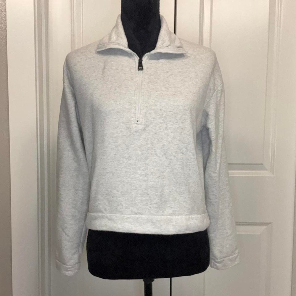 ZYIA Active Gray Quarter Zip‎ Pullover – Women's Small
